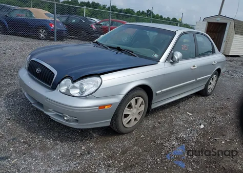 2003 Hyundai Sonata из США, поврежденный, VIN KMHWF25S73A778126